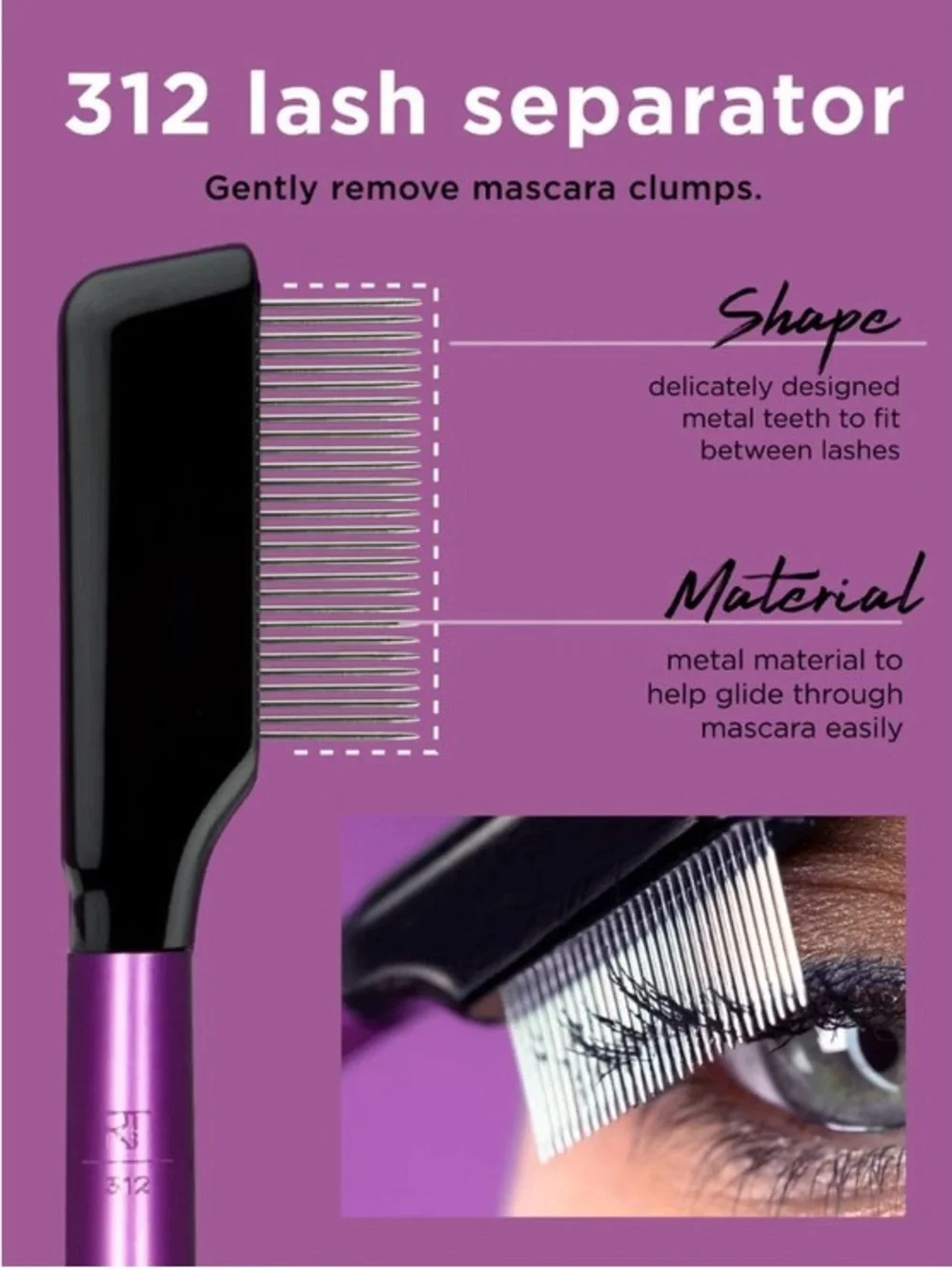 RT Real Techniques Enhanced Eye Set of 6-Eye Brush Set with Holder